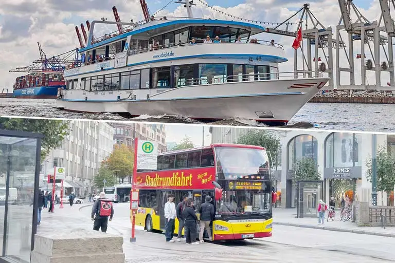 Hafenrundfahrt 1 Stunde Kombiticket